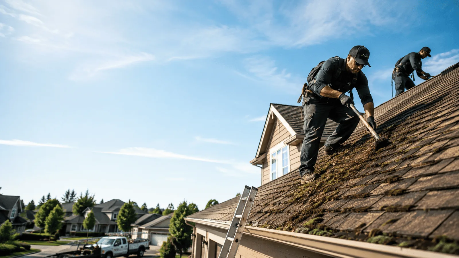 Roof Moss Removal in Elberfeld, IN near me